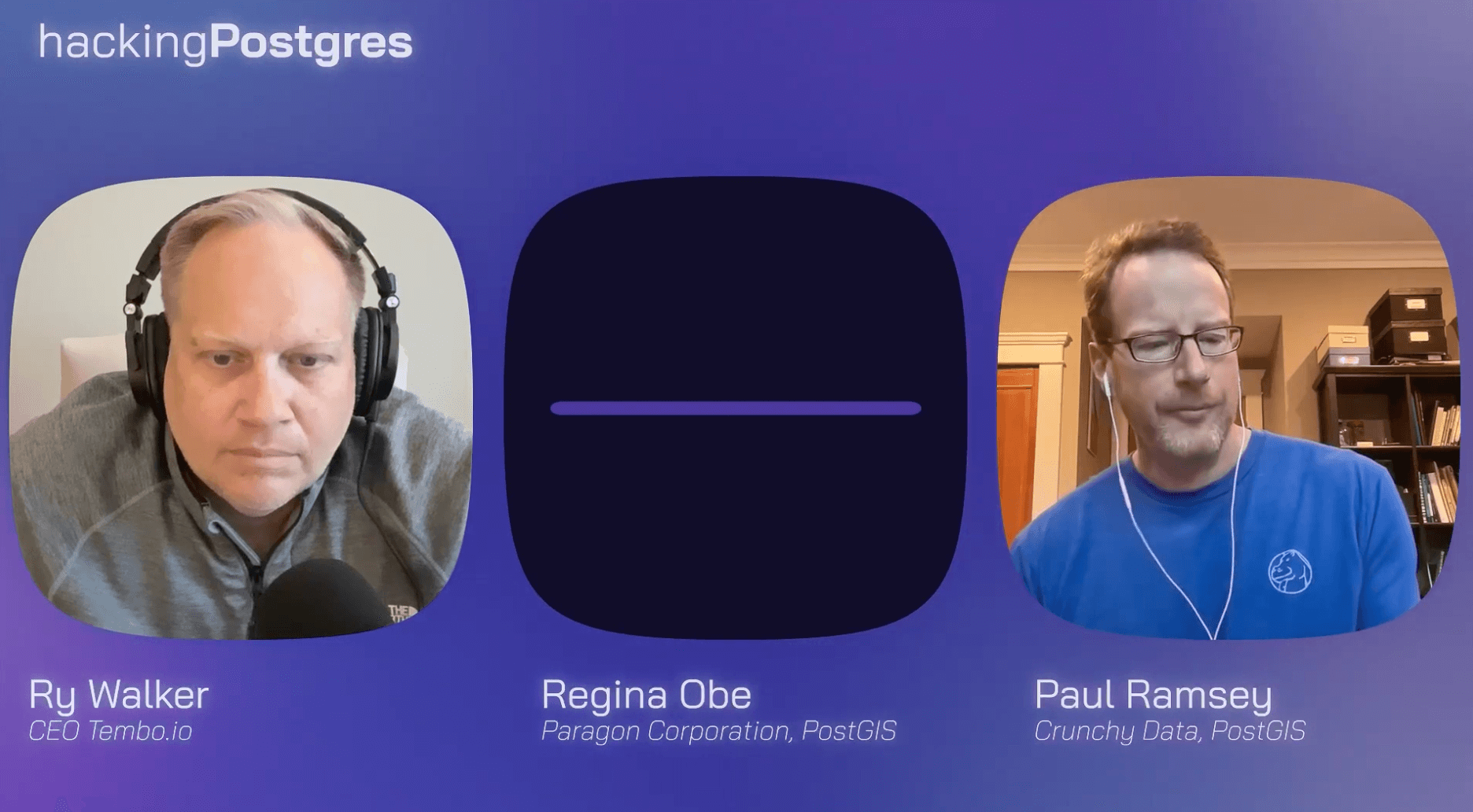 Hacking Postgres, Ep. 6: Regina Obe and Paul Ramsey thumbnail